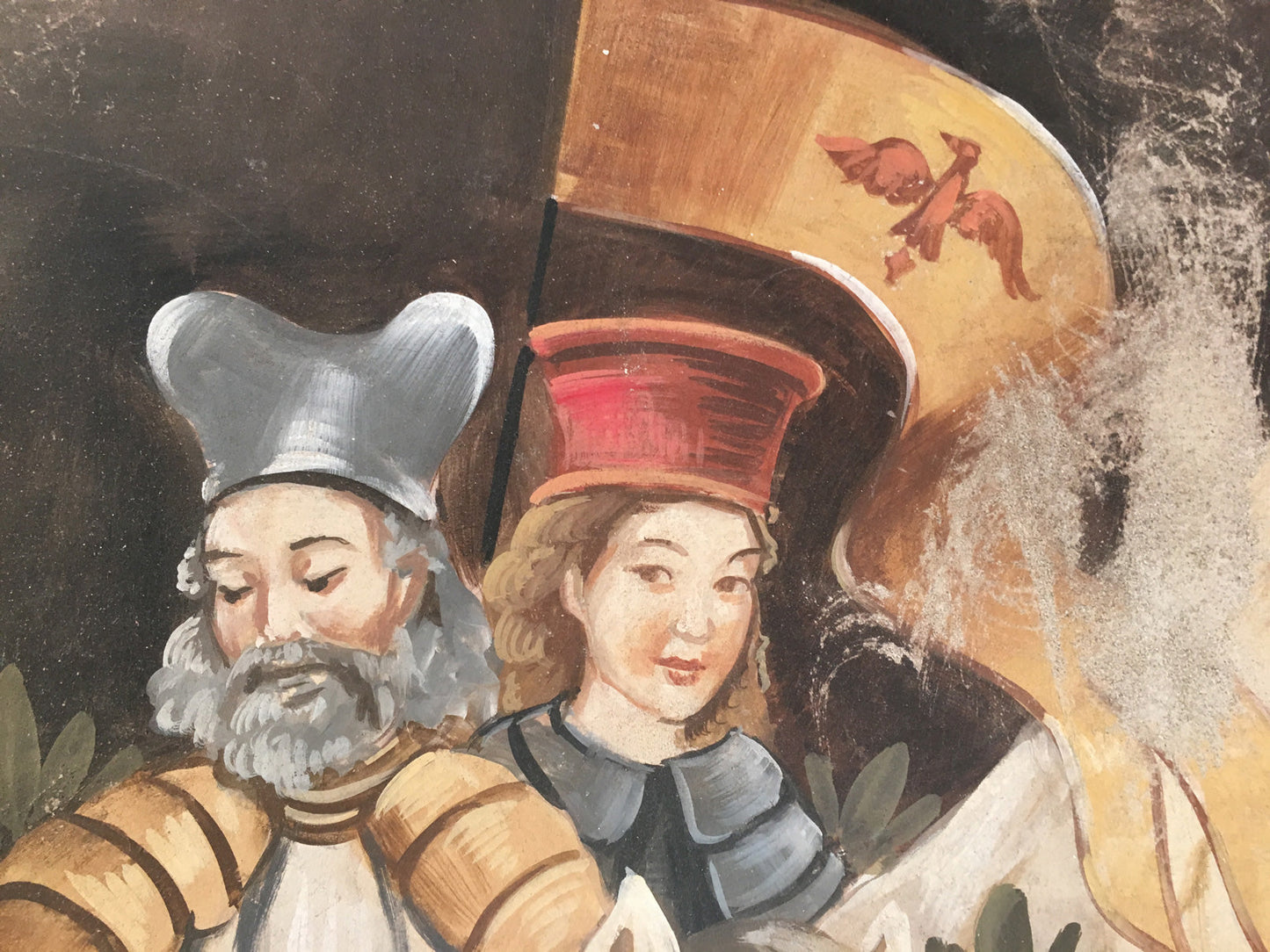 Enjoying Victory Fresco Painting