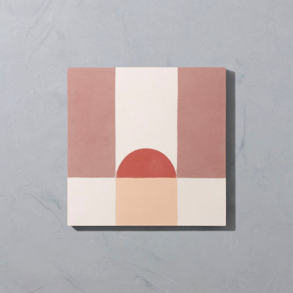 Dulce Arch Rhubarb Tile