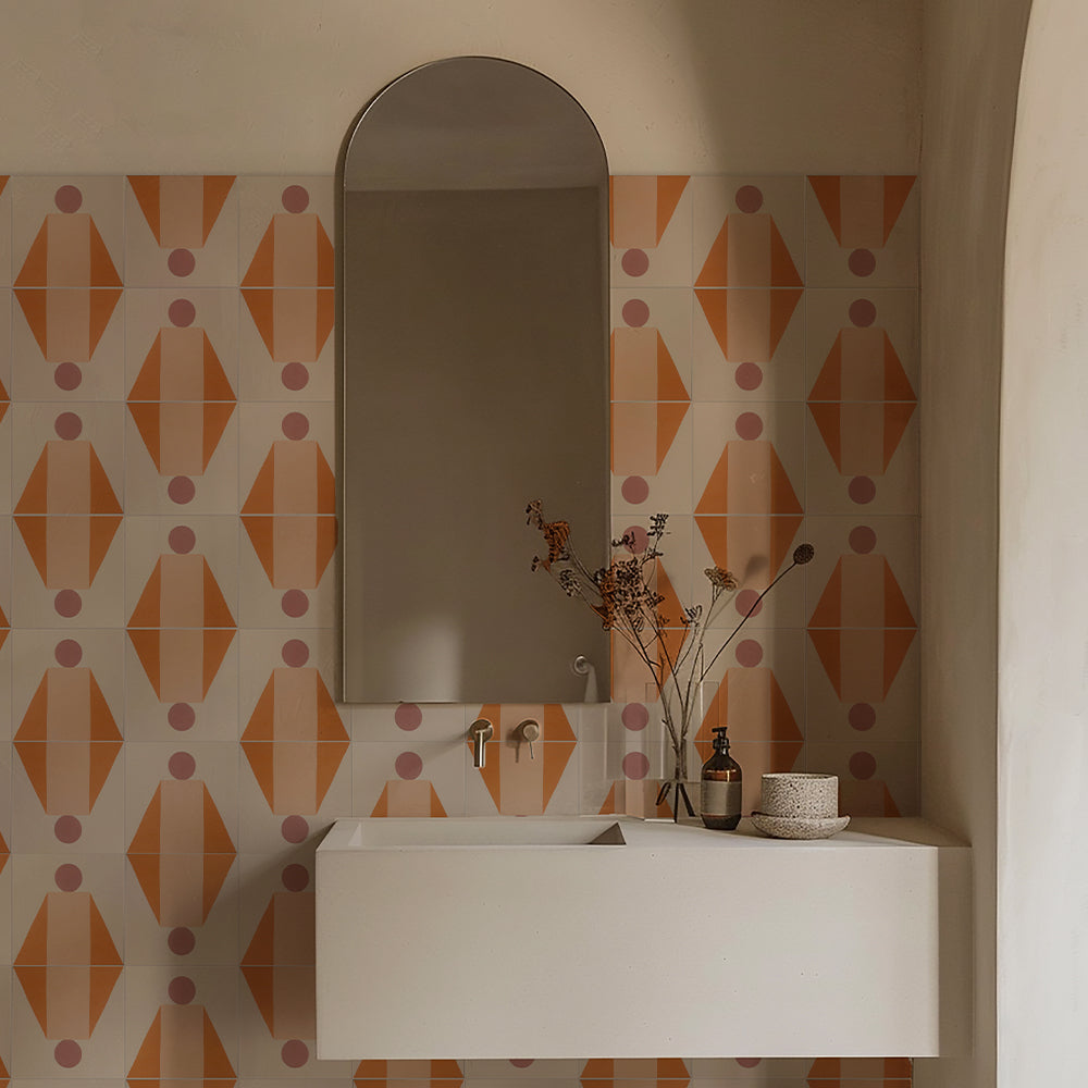 Dulce Pyramid Apricot Tile