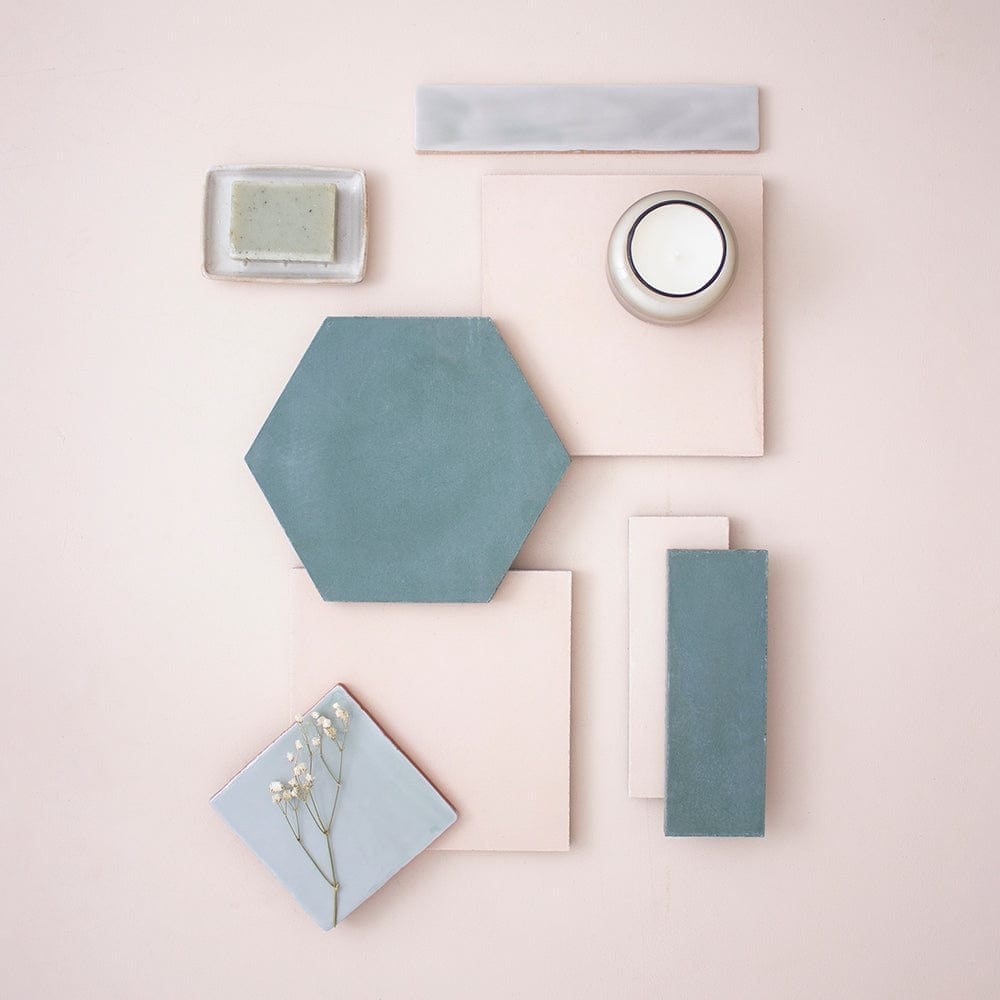 Fennel Glazed Square Tile