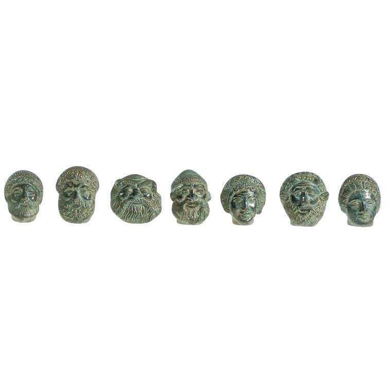 Mini Maschera Etrusca in bronzo