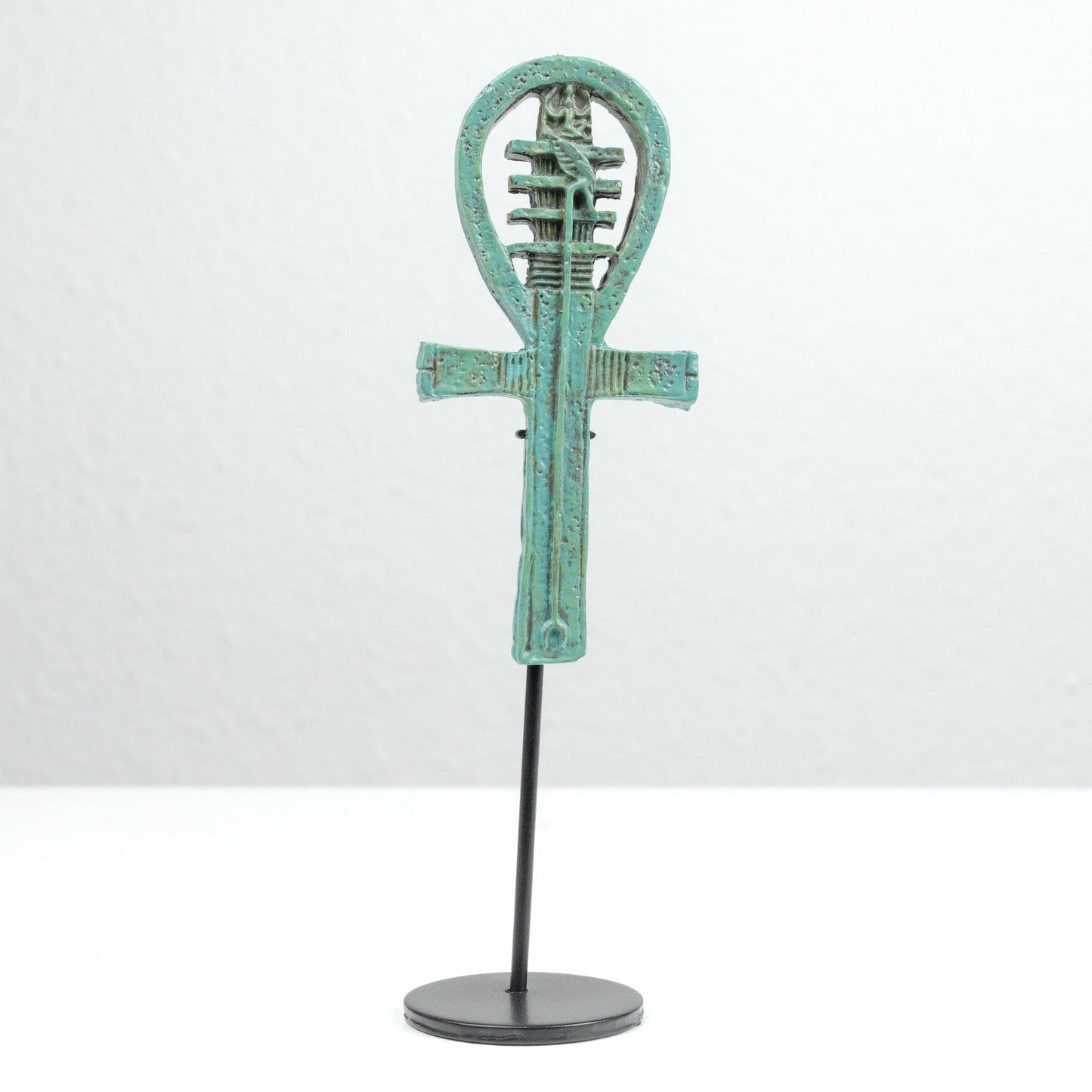 Egyptian Ankh Sculpture with Djed Pillar ¡°Symbol of Immortality