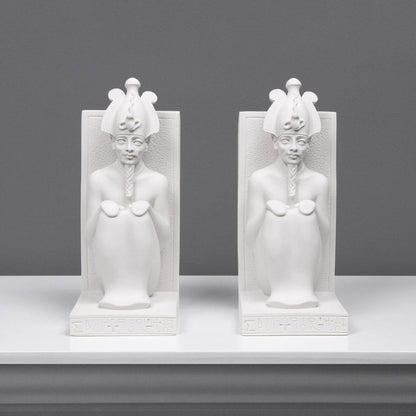 Egyptian Bookend - Osiris Statue in Pair
