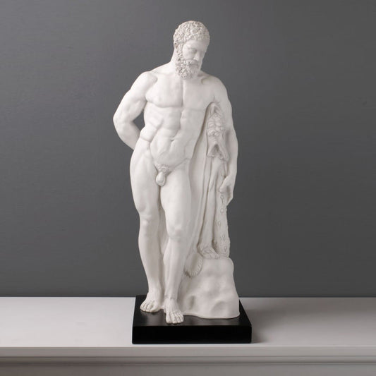 Farnese Hercules Statue Black Base