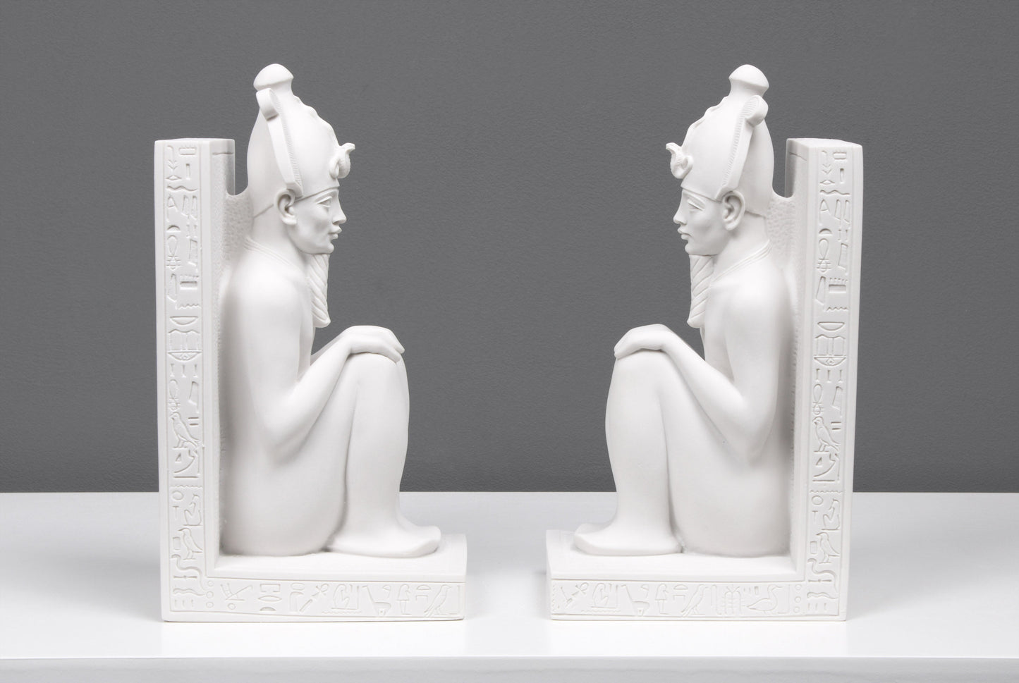 Egyptian Bookend - Osiris Statue in Pair