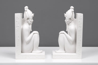 Egyptian Bookend - Osiris Statue in Pair