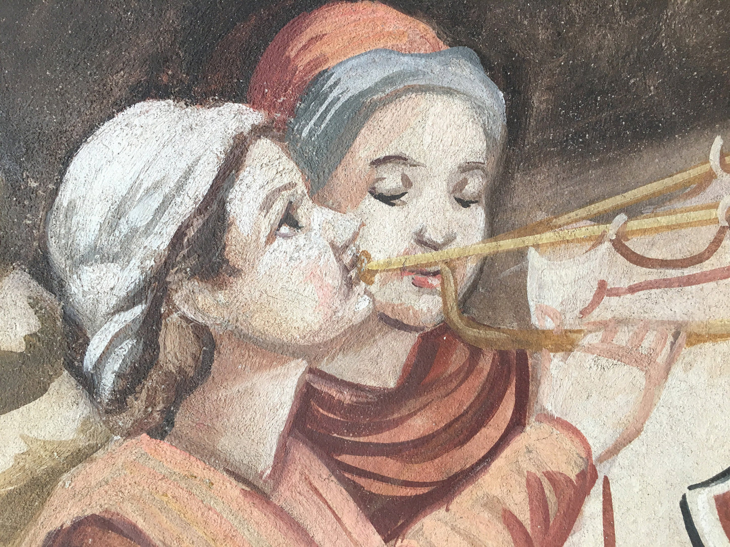 Enjoying Victory Fresco Painting