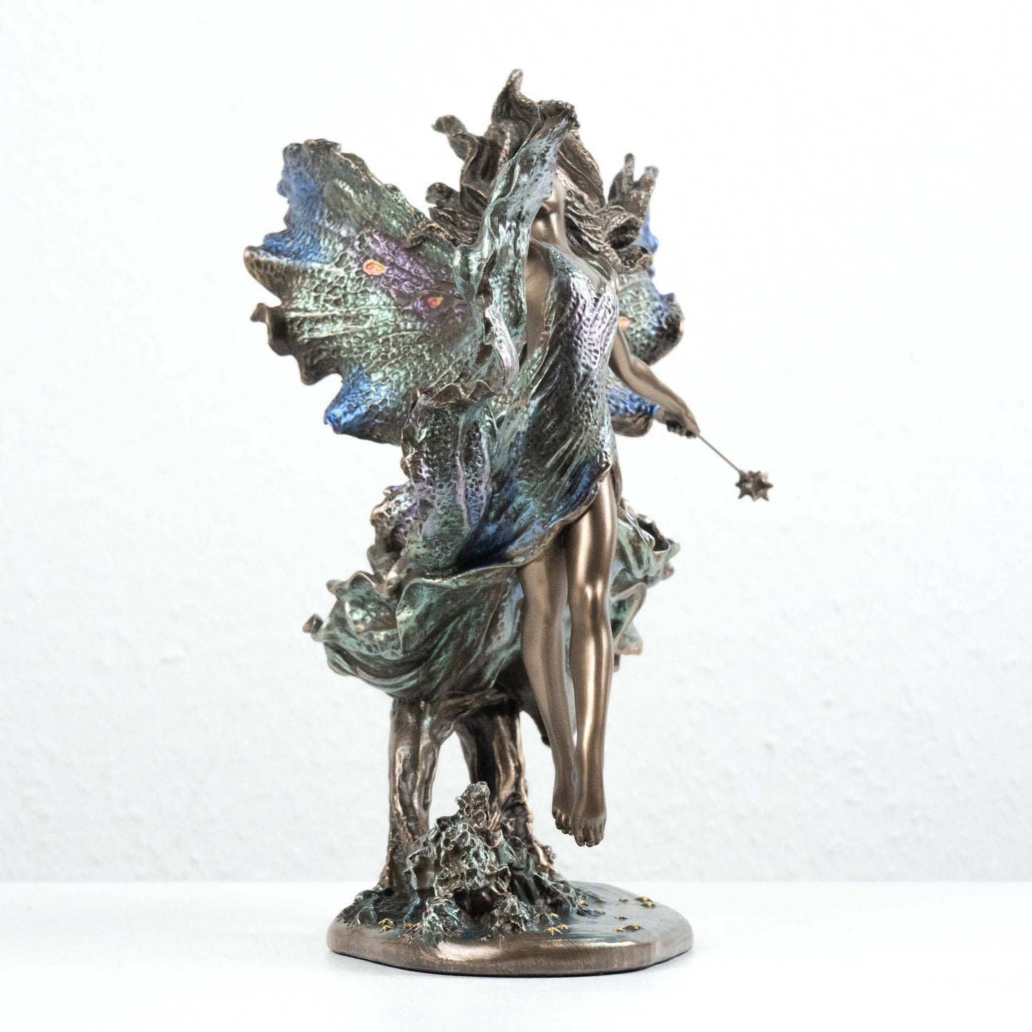 Fairy Statue Where Moonbeams Fall by Josephine Wall (Cold Cast Bronze Sculpture)