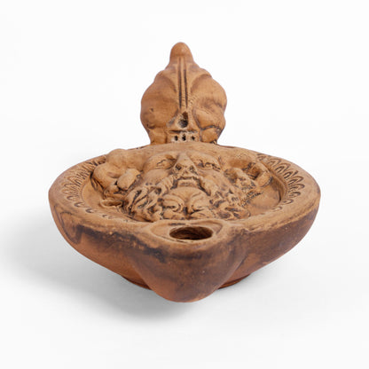 Faun oil lamp
