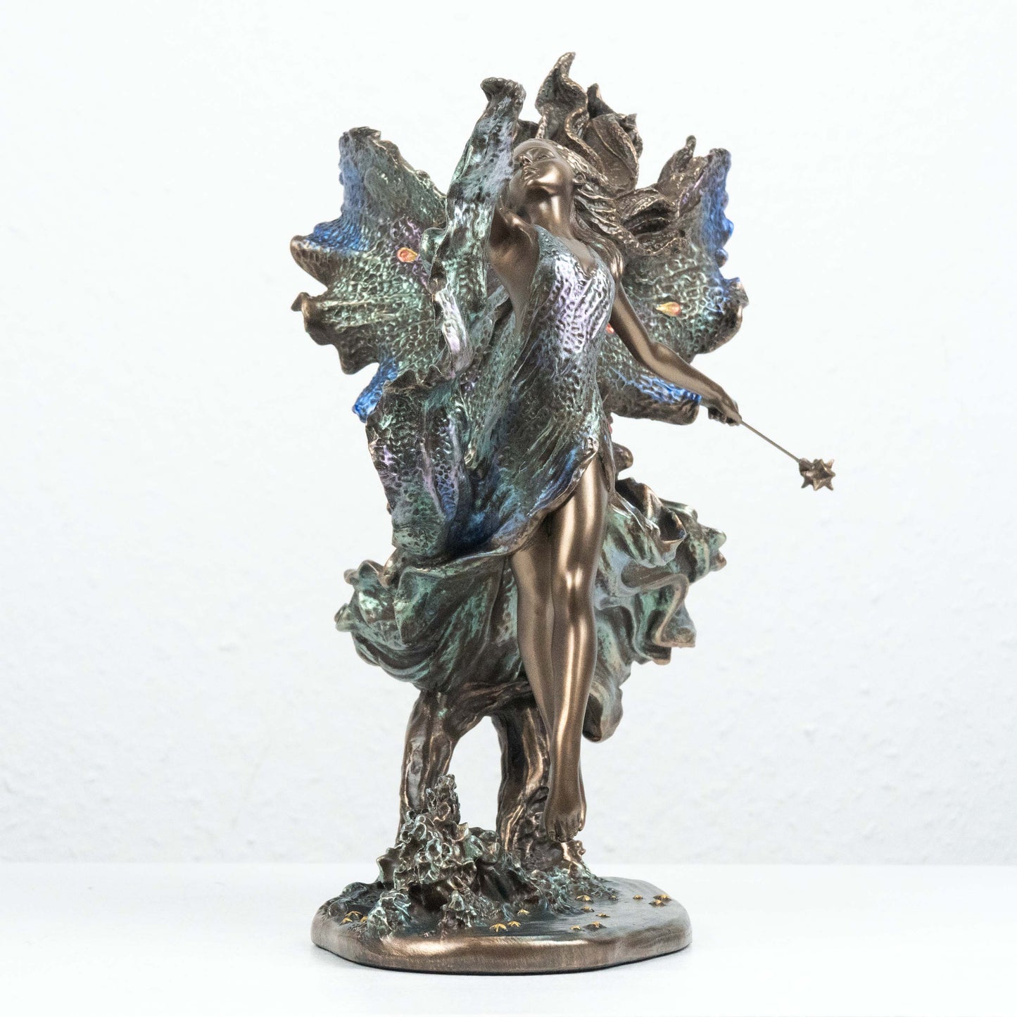 Fairy Statue Where Moonbeams Fall by Josephine Wall (Cold Cast Bronze Sculpture)