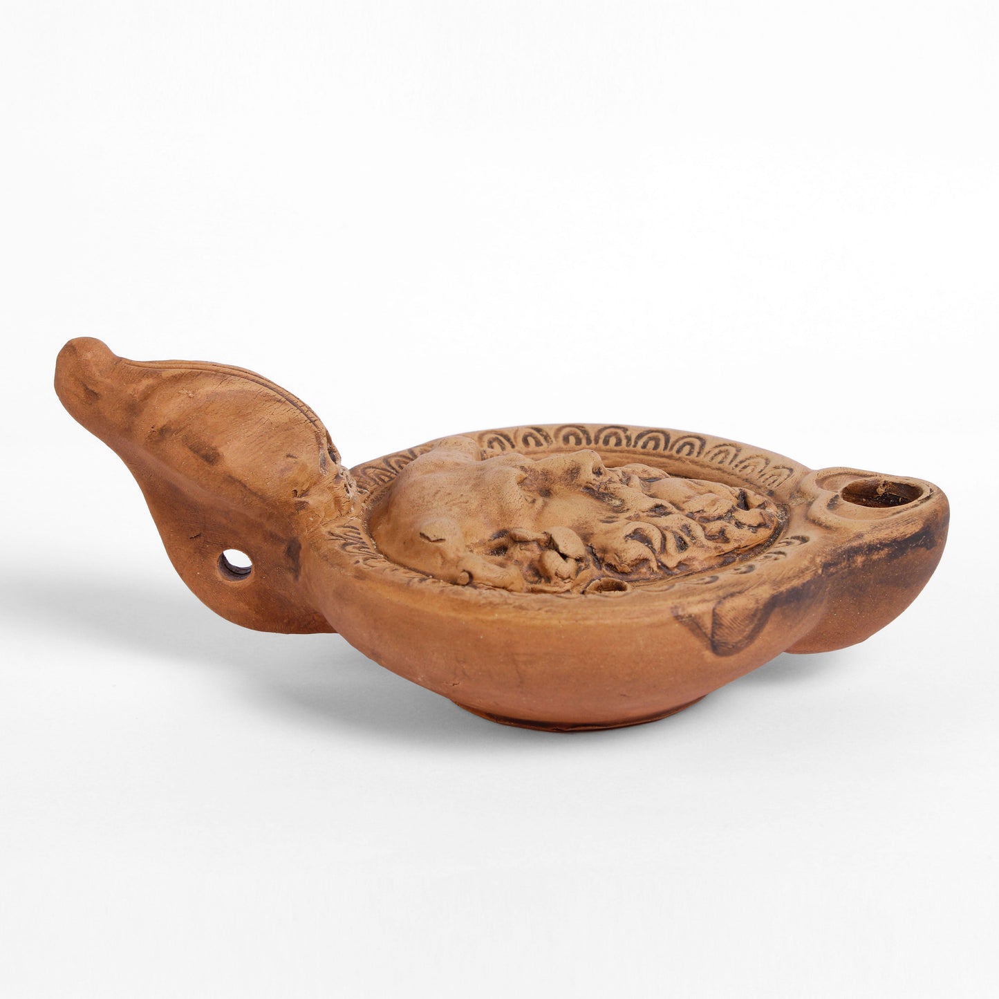 Faun oil lamp