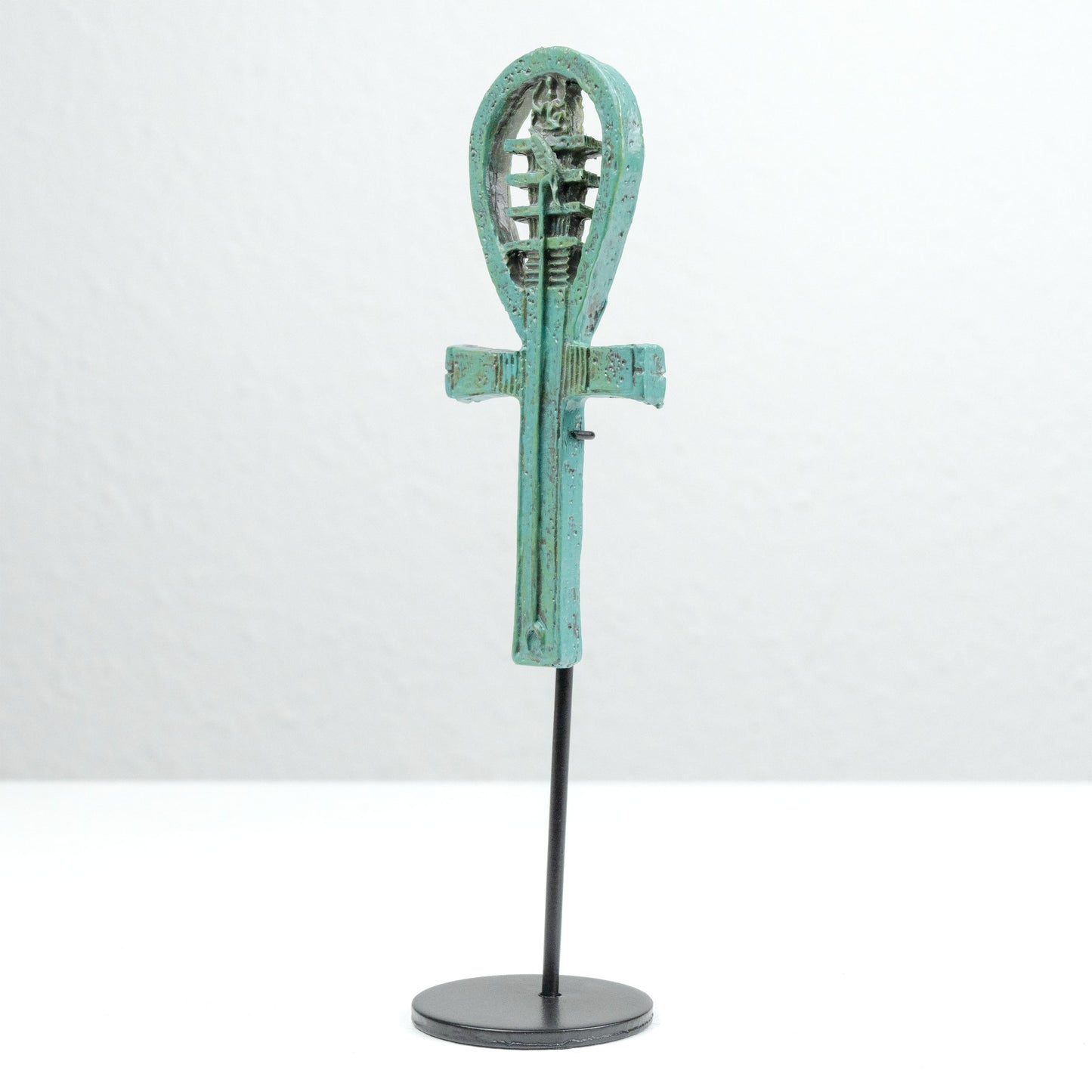 Egyptian Ankh Sculpture with Djed Pillar ¡°Symbol of Immortality
