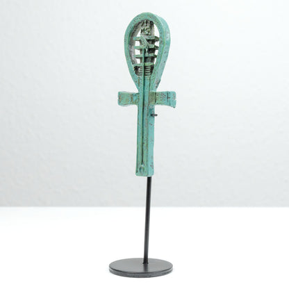 Egyptian Ankh Sculpture with Djed Pillar ¡°Symbol of Immortality