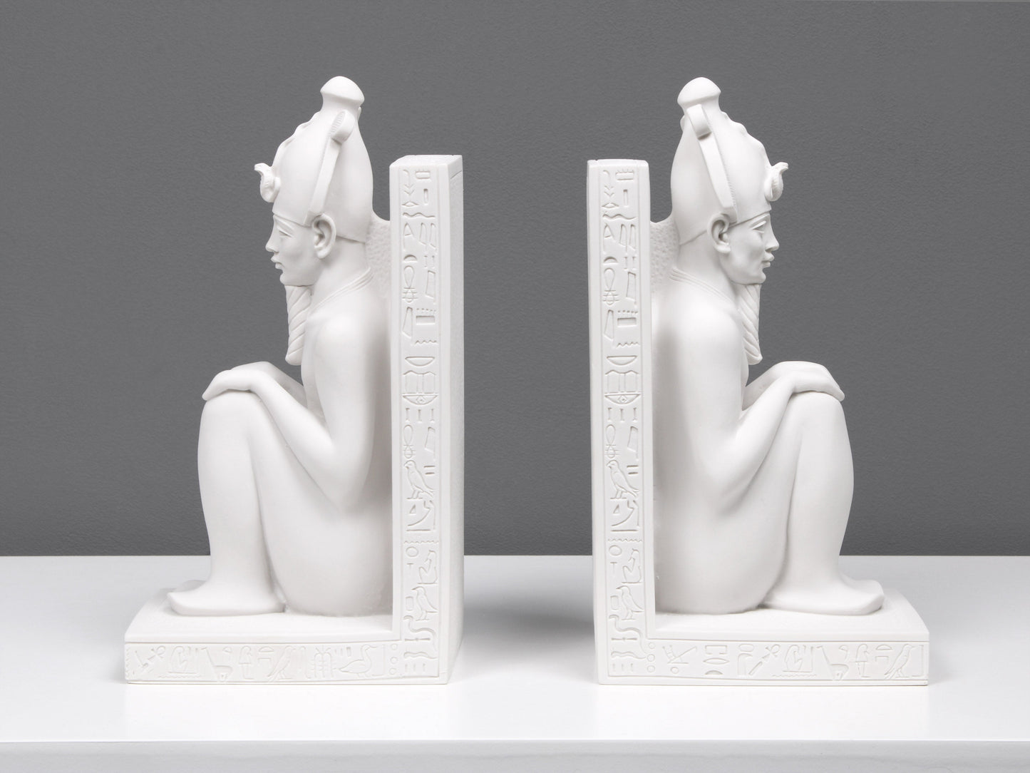 Egyptian Bookend - Osiris Statue in Pair