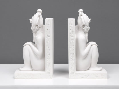 Egyptian Bookend - Osiris Statue in Pair