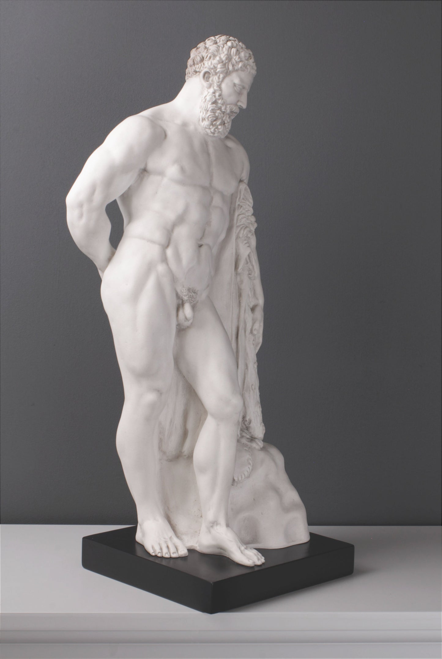 Farnese Hercules Statue Black Base