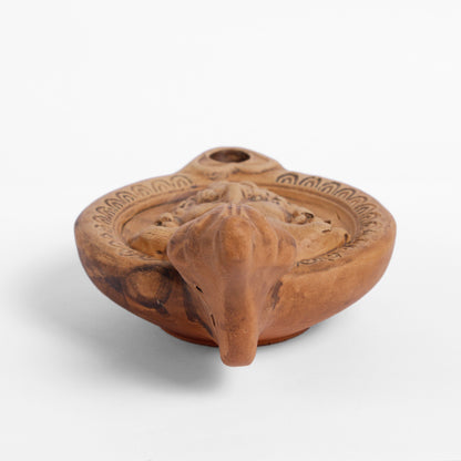 Faun oil lamp
