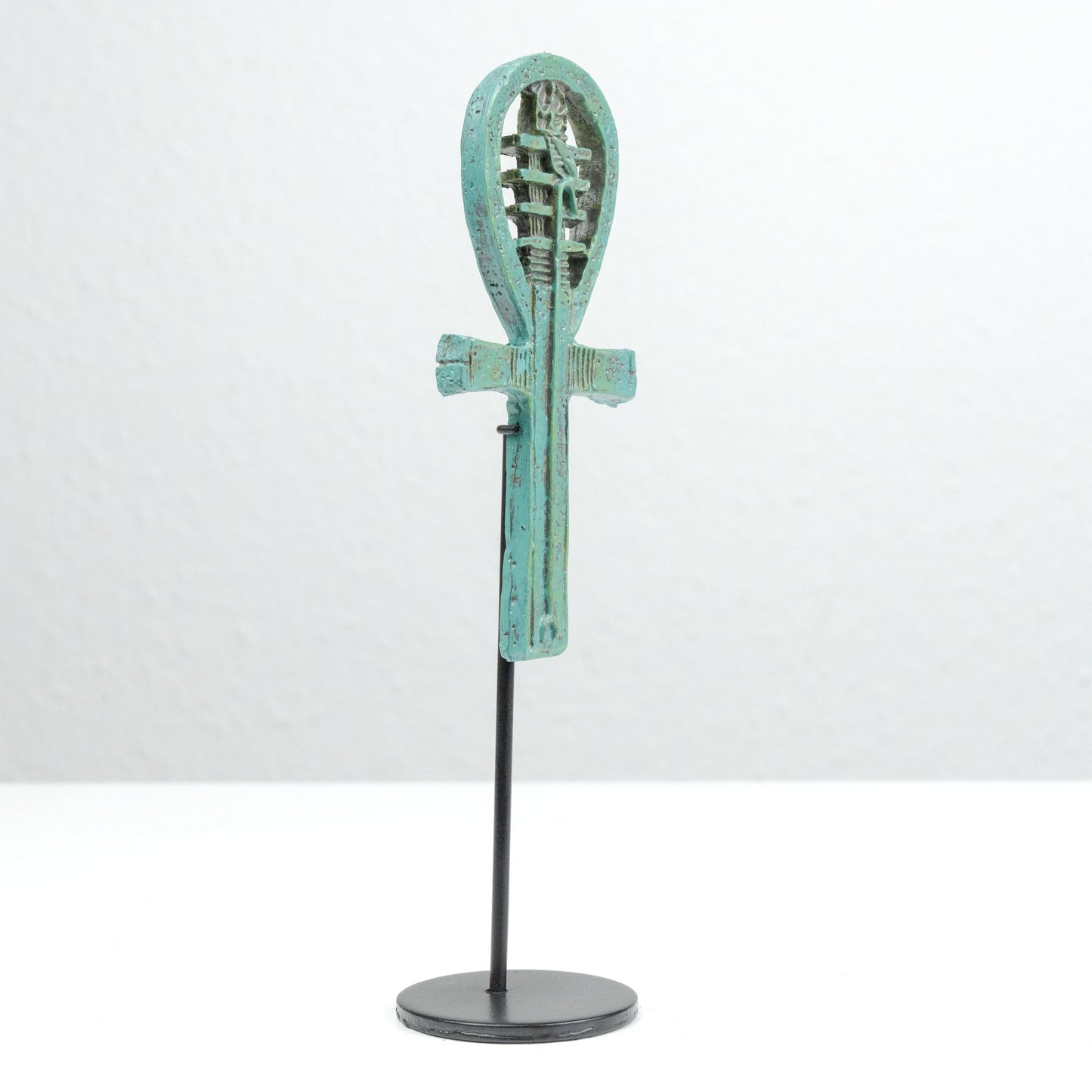 Egyptian Ankh Sculpture with Djed Pillar ¡°Symbol of Immortality