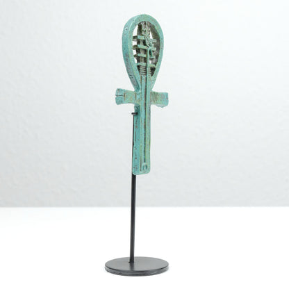 Egyptian Ankh Sculpture with Djed Pillar ¡°Symbol of Immortality