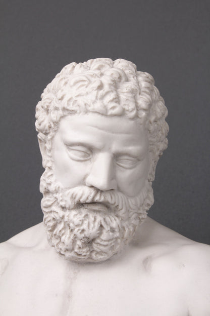 Farnese Hercules Statue Black Base
