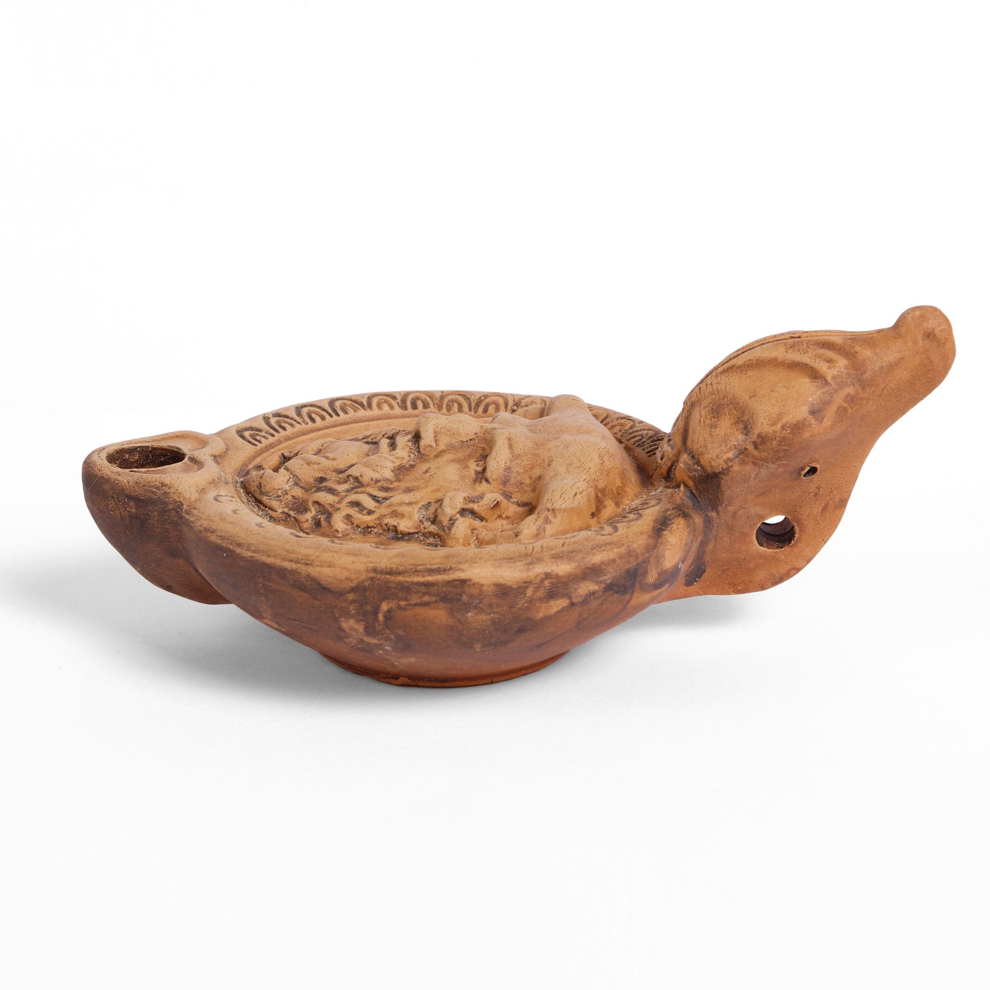 Faun oil lamp