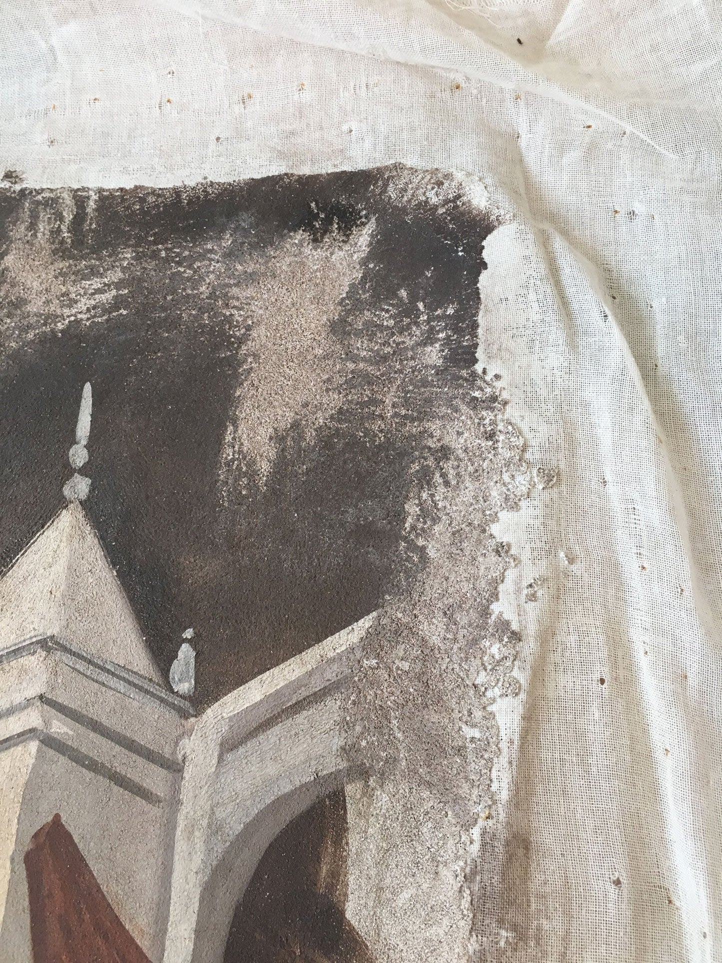 Enjoying Victory Fresco Painting