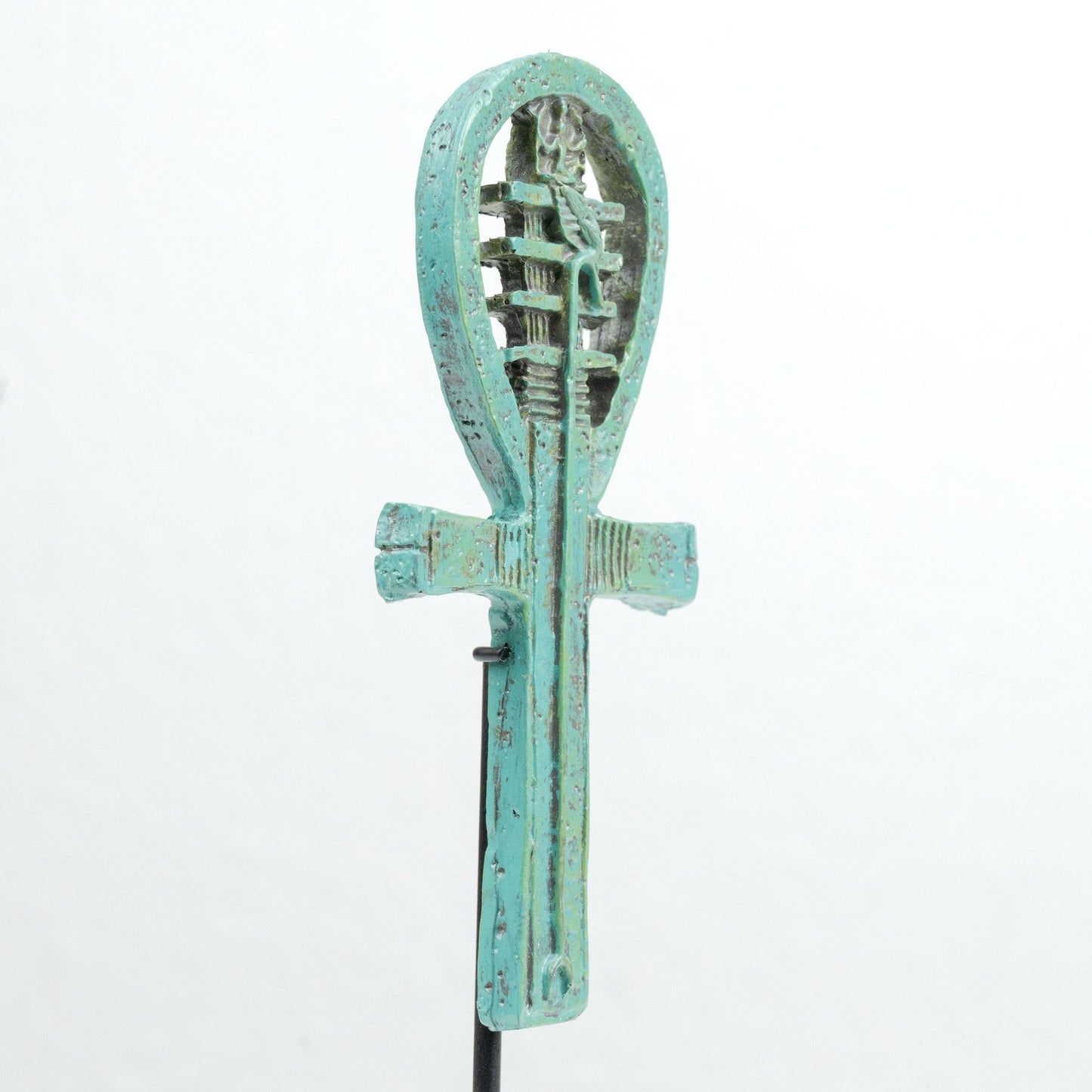 Egyptian Ankh Sculpture with Djed Pillar ¡°Symbol of Immortality
