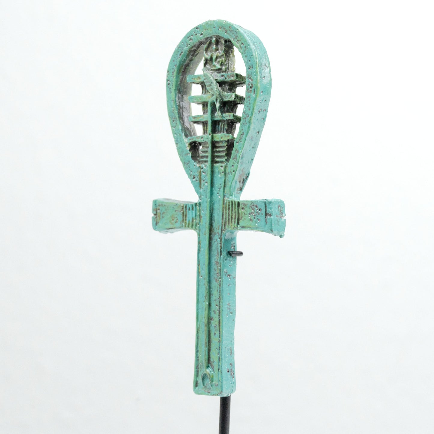 Egyptian Ankh Sculpture with Djed Pillar ¡°Symbol of Immortality