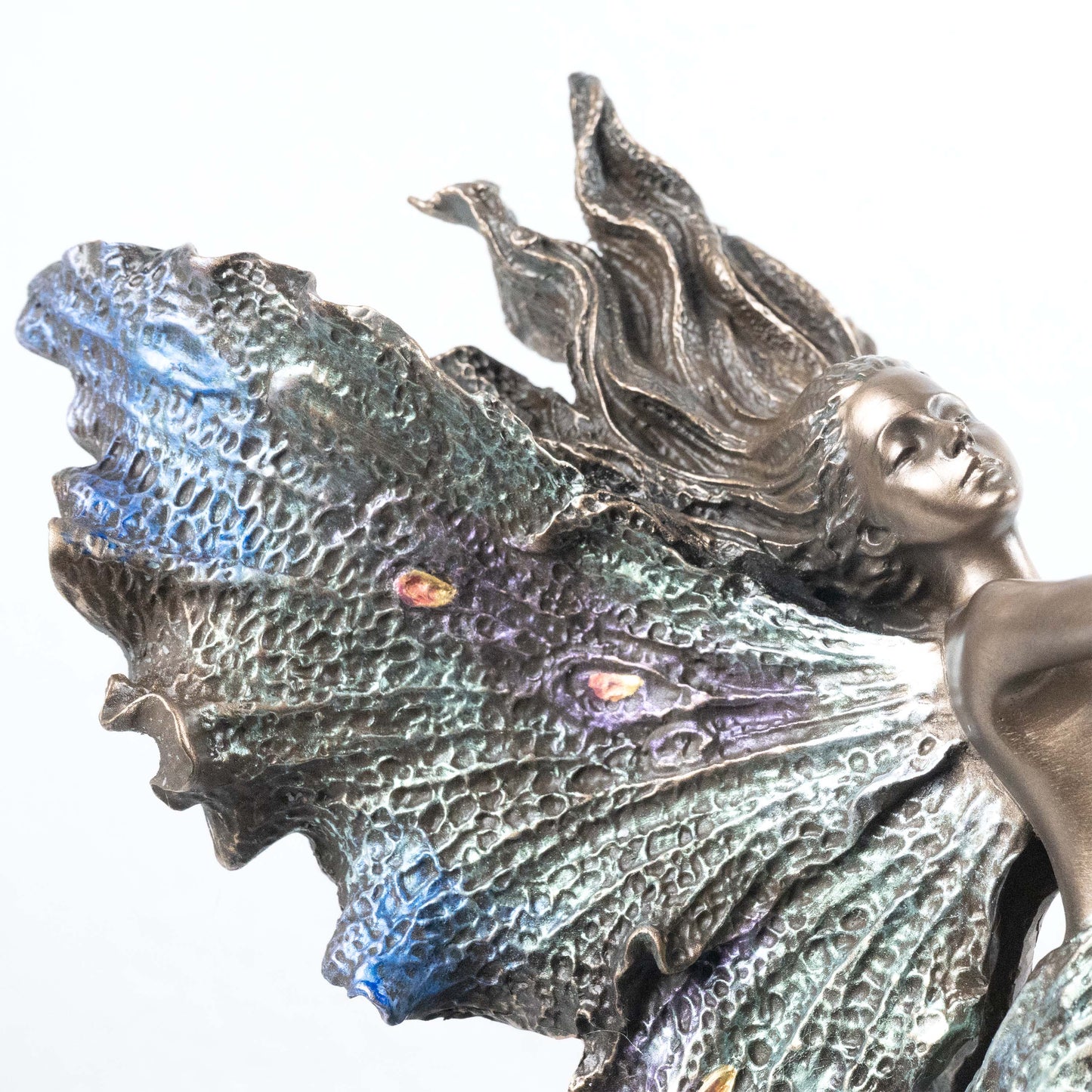 Fairy Statue Where Moonbeams Fall by Josephine Wall (Cold Cast Bronze Sculpture)