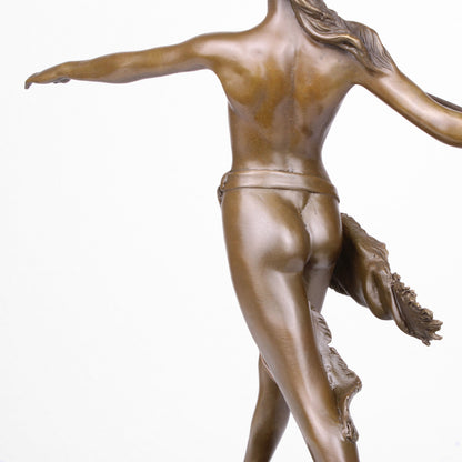 Female Amazon Bronze Statue (Hot Cast Bronze Sculpture)