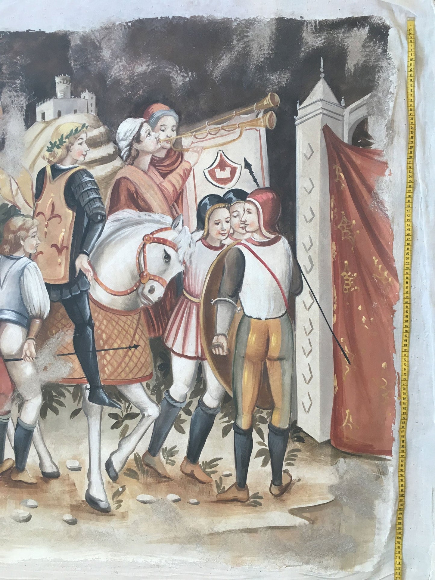 Enjoying Victory Fresco Painting