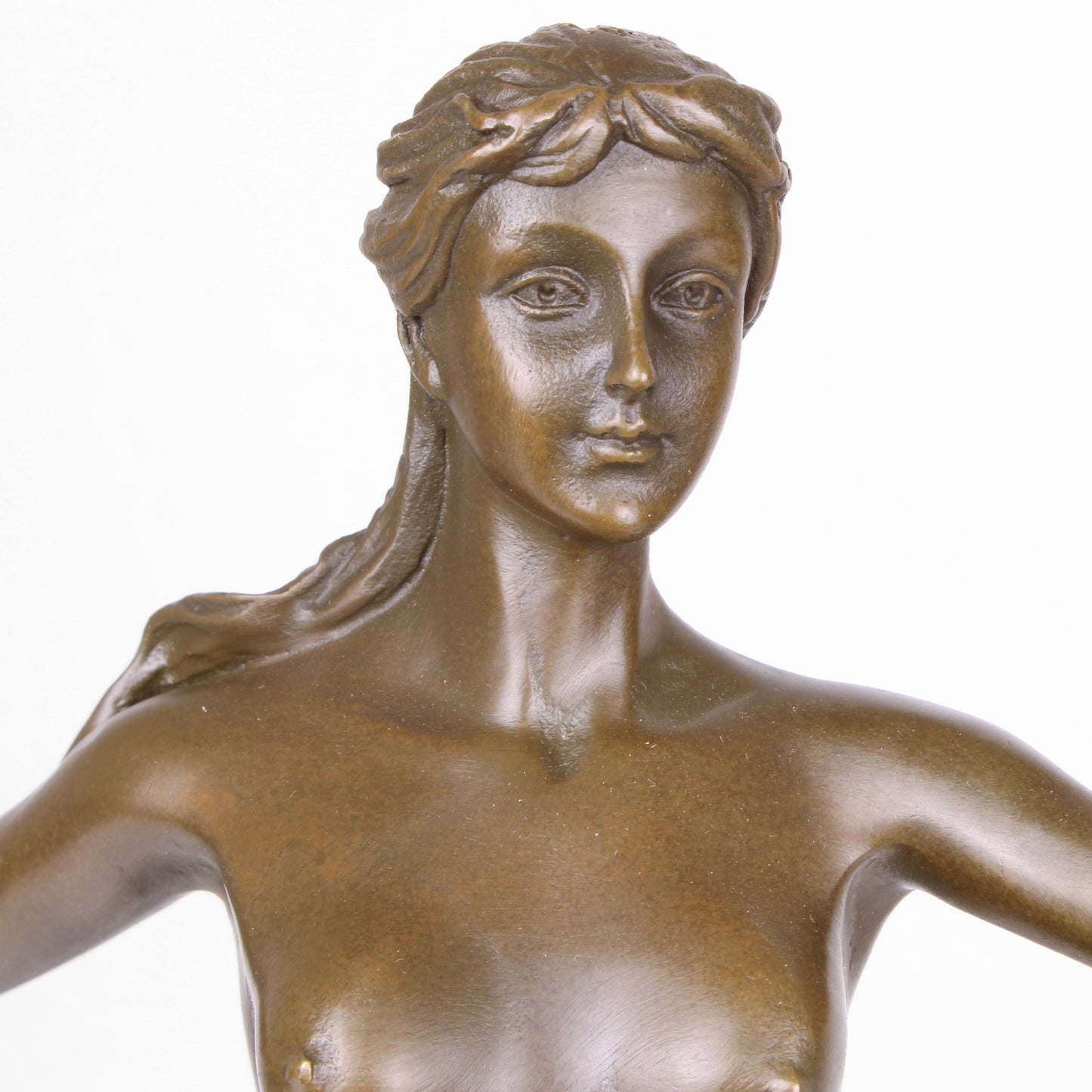 Female Amazon Bronze Statue (Hot Cast Bronze Sculpture)