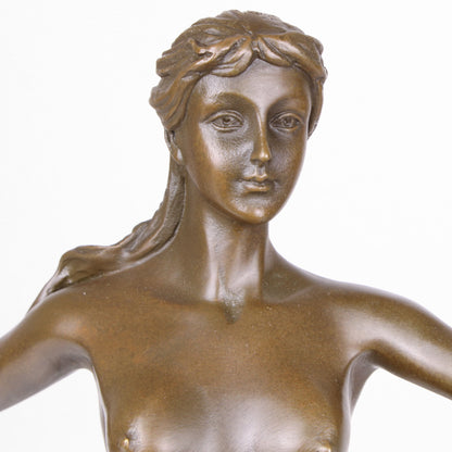 Female Amazon Bronze Statue (Hot Cast Bronze Sculpture)