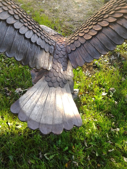 Fiberglass Statue - Poly-Resin Eagle Sculpture