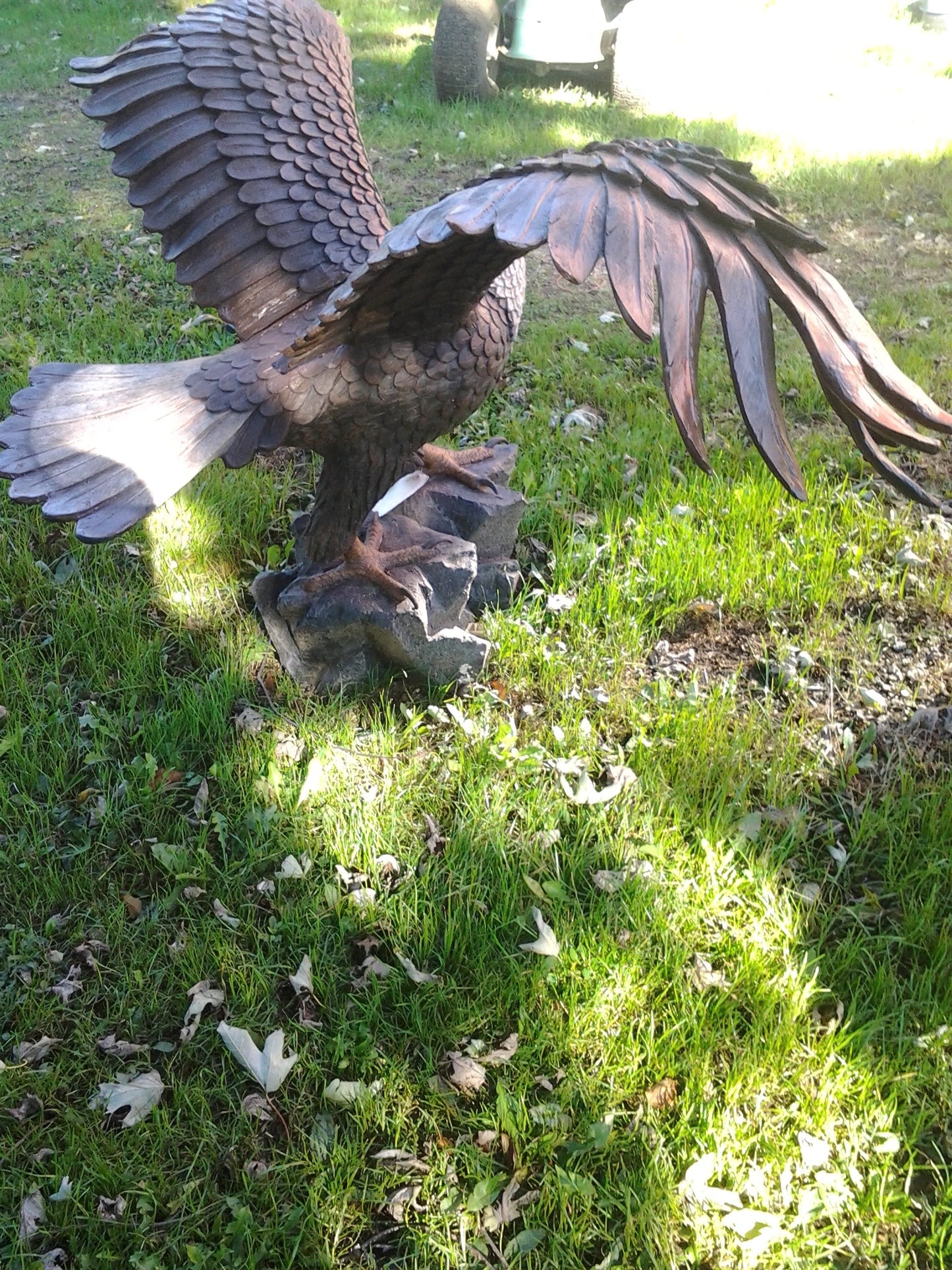 Fiberglass Statue - Poly-Resin Eagle Sculpture