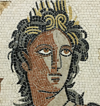 Euterpe, Muse of Music - Incomplete Mosaic