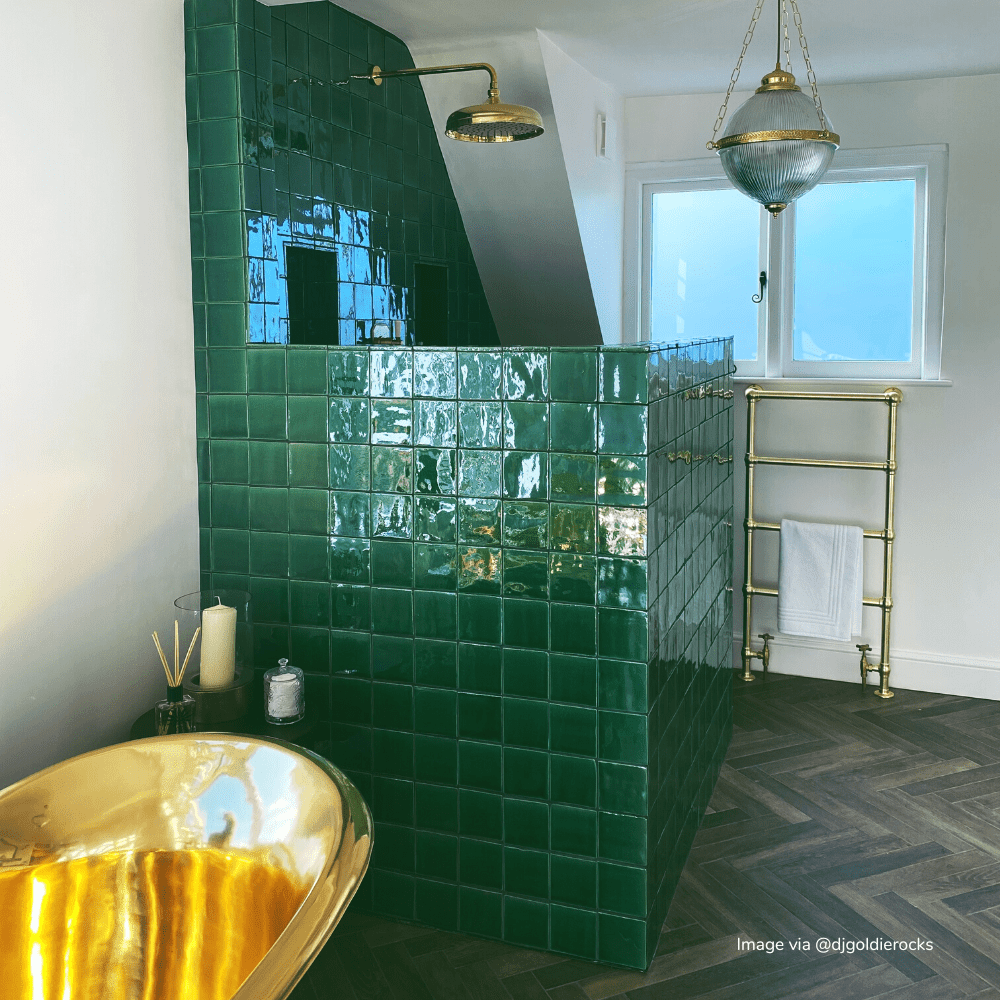 Emerald Glazed Square Tile