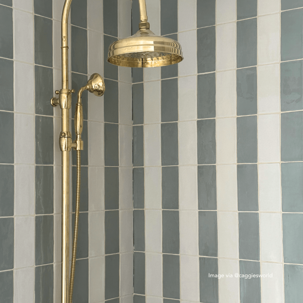 Fennel Glazed Metro Tile
