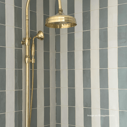 Fennel Glazed Metro Tile