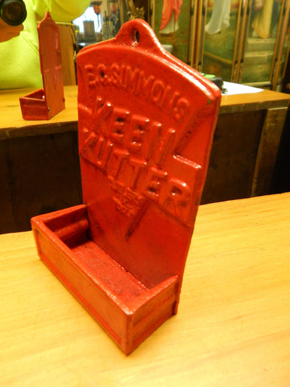 Cast Iron Match Box Holder - Keen Kutter Cutlery & Tools E.C Simmons