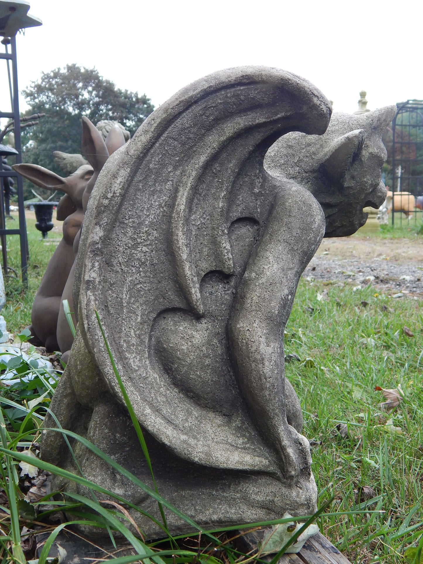 Fiberglass Statue - Stone Dust Gargoyle