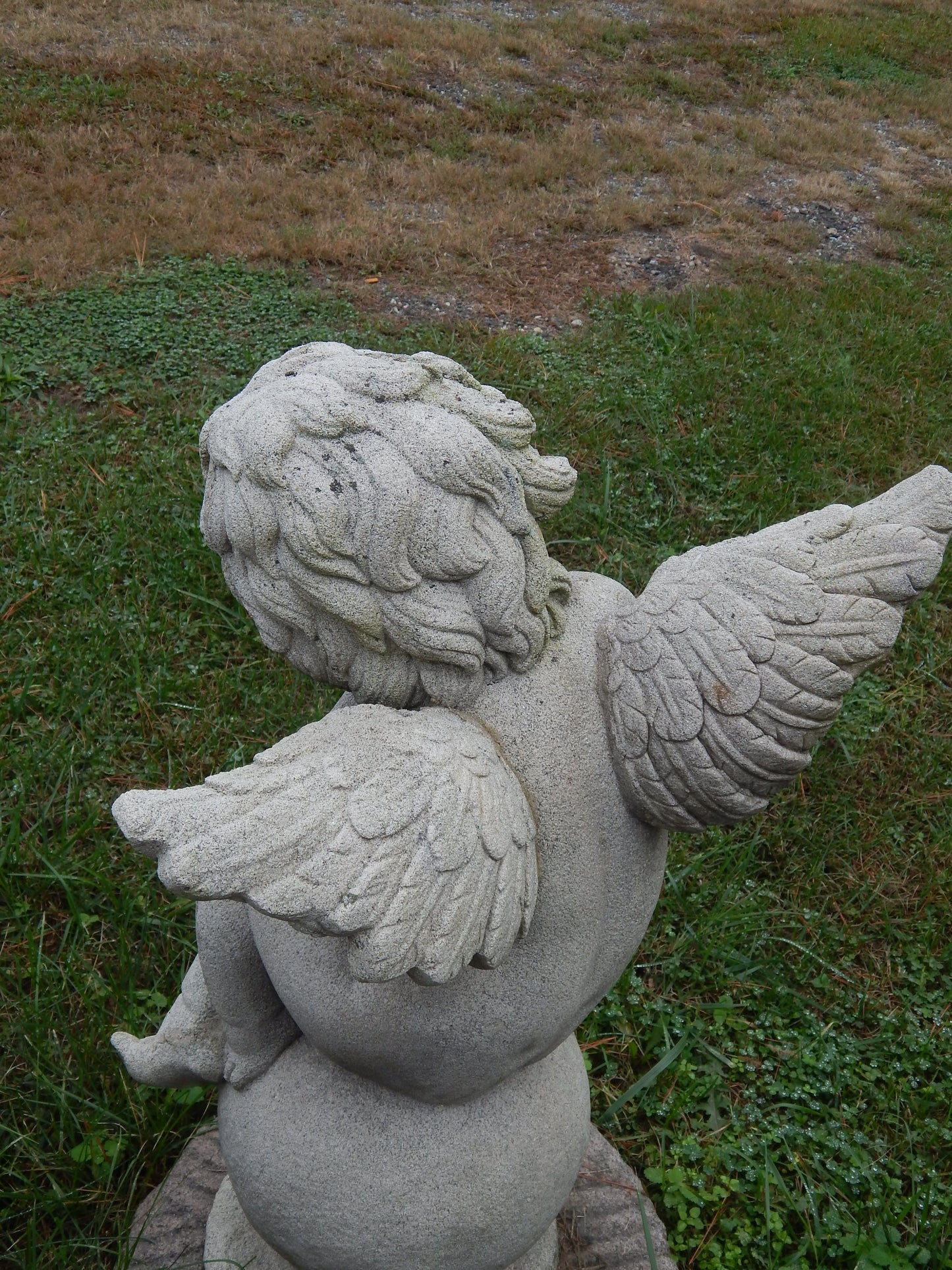 Fiberglass Statue - Set of 4 Cherub Angel Stone Dust