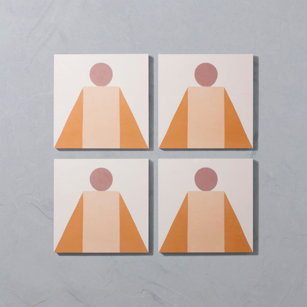 Dulce Pyramid Apricot Tile