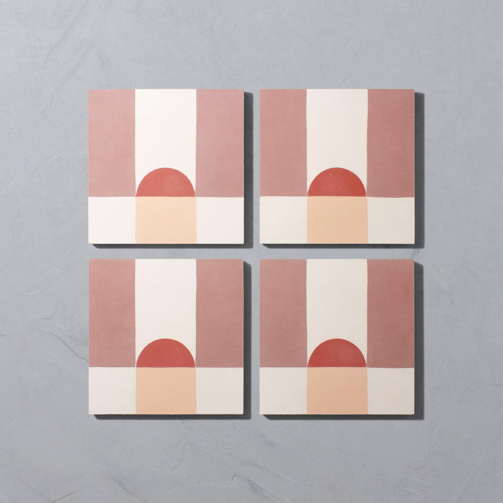 Dulce Arch Rhubarb Tile