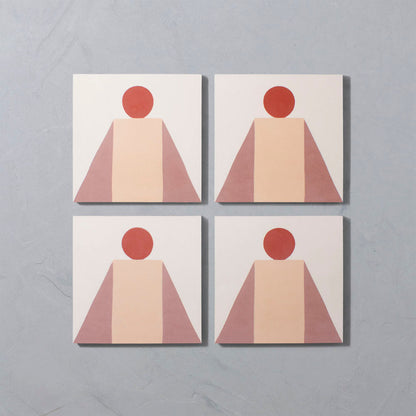 Dulce Pyramid Rhubarb Tile