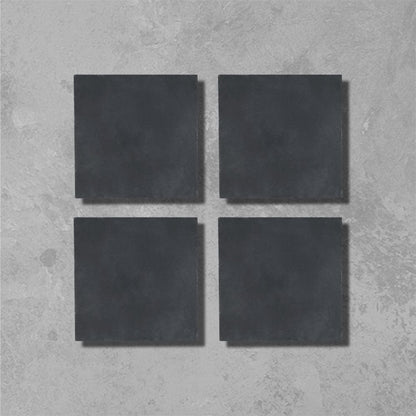 Ebony Black Square Tile