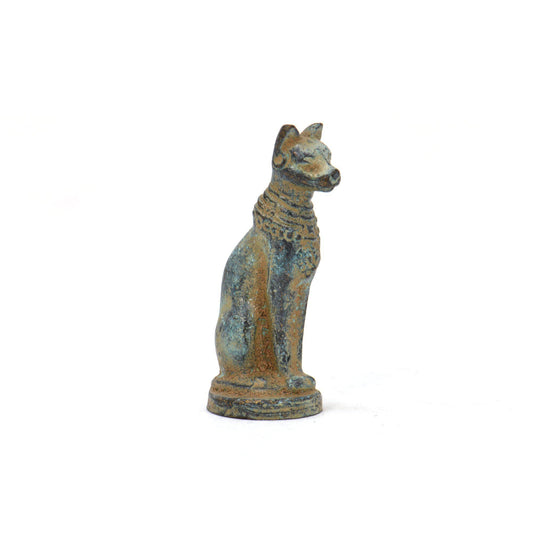 Gatto Egizio in Bronzo Mignon