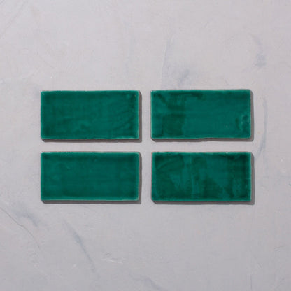 Emerald Glazed Metro Tile