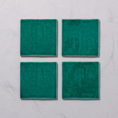 Emerald Glazed Square Tile