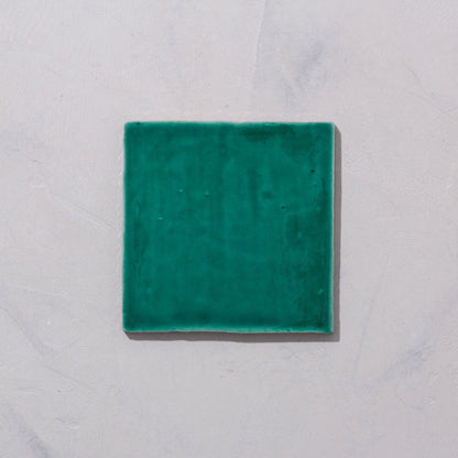 Emerald Glazed Square Tile